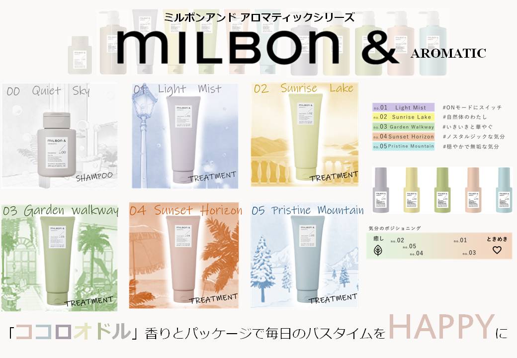 mILBON &　AROMATIC